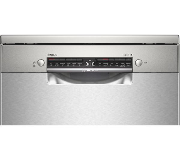 BOSCH Series 6 Perfect Dry SMS6ZCI00G Full-size WiFi-enabled Dishwasher - Stainless Steel