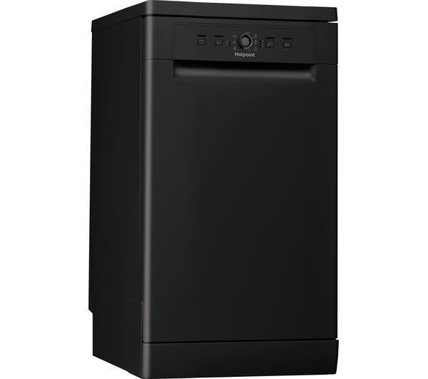HOTPOINT HSFE 1B19 B UK N Slimline Dishwasher - Black