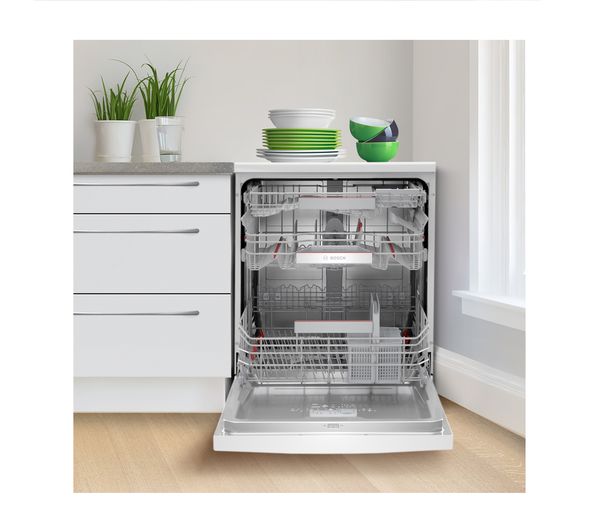 BOSCH Series 6 Perfect Dry SMS6ZDW48G Full-size WiFi-enabled Dishwasher - White