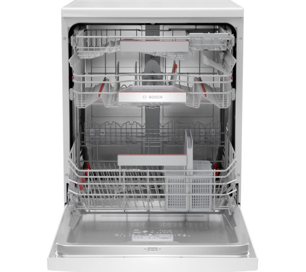BOSCH Series 6 Perfect Dry SMS6ZDW48G Full-size WiFi-enabled Dishwasher - White