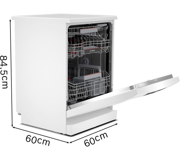 BOSCH Series 6 Perfect Dry SMS6ZDW48G Full-size WiFi-enabled Dishwasher - White