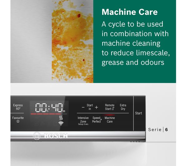 BOSCH Series 6 Perfect Dry SMS6ZDW48G Full-size WiFi-enabled Dishwasher - White