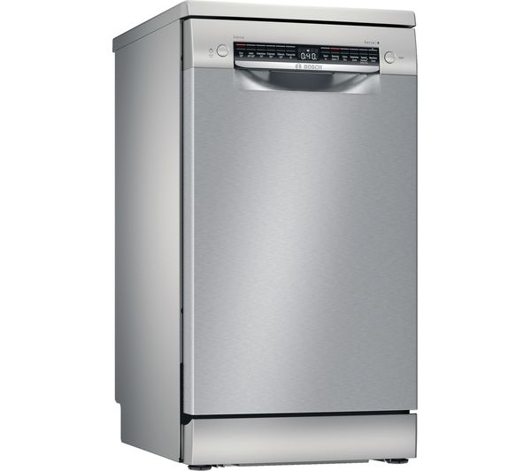 BOSCH Series 4 SPS4HKI45G Slimline WiFi-enabled Dishwasher - Stainless Steel