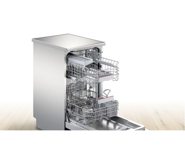 BOSCH Series 4 SPS4HKI45G Slimline WiFi-enabled Dishwasher - Stainless Steel