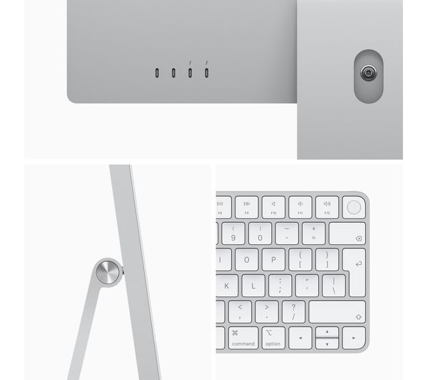 APPLE iMac 4.5K 24" (2021) - M1 512 GB SSD Silver