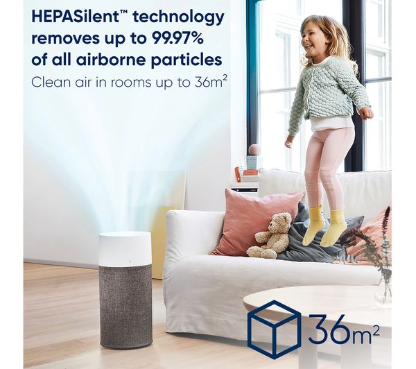 BLUEAIR Blue 3410 Air Purifier - Grey