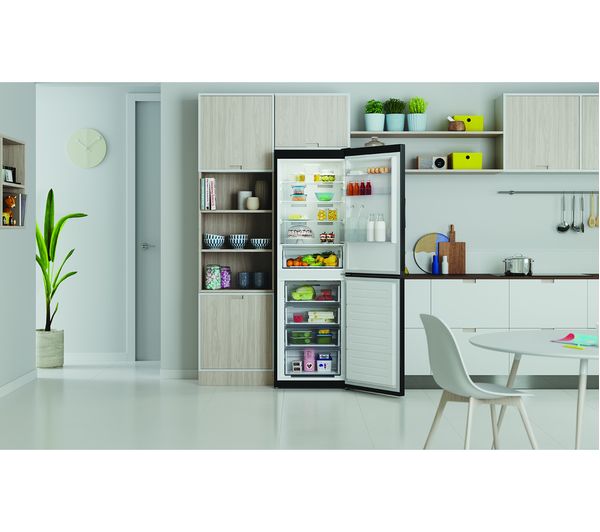 INDESIT INFC8 50TI1 K 1 50 50 Fridge Freezer - Black