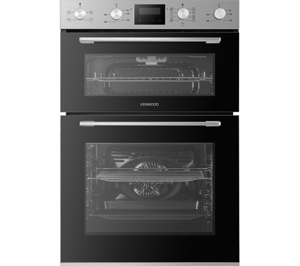 KENWOOD KBIDOX21 Electric Double Oven - Black & Stainless Steel