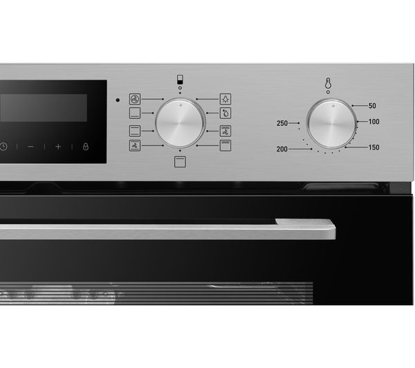 KENWOOD KBIDOX21 Electric Double Oven - Black & Stainless Steel