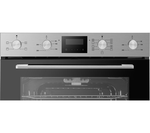 KENWOOD KBIDOX21 Electric Double Oven - Black & Stainless Steel