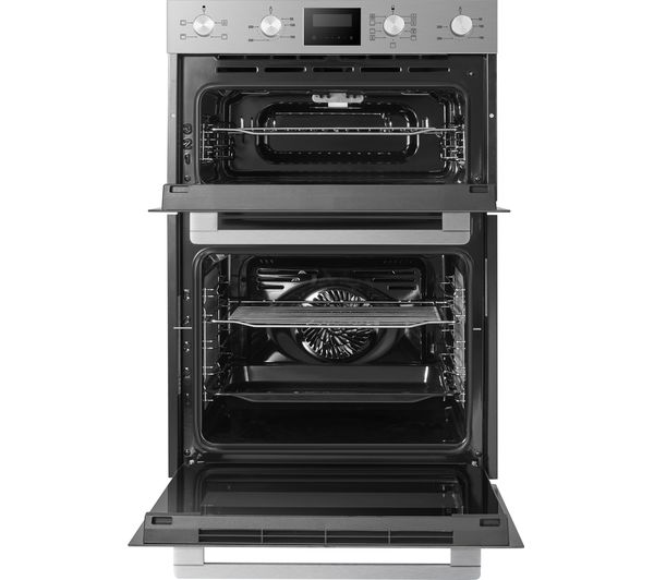 KENWOOD KBIDOX21 Electric Double Oven - Black & Stainless Steel