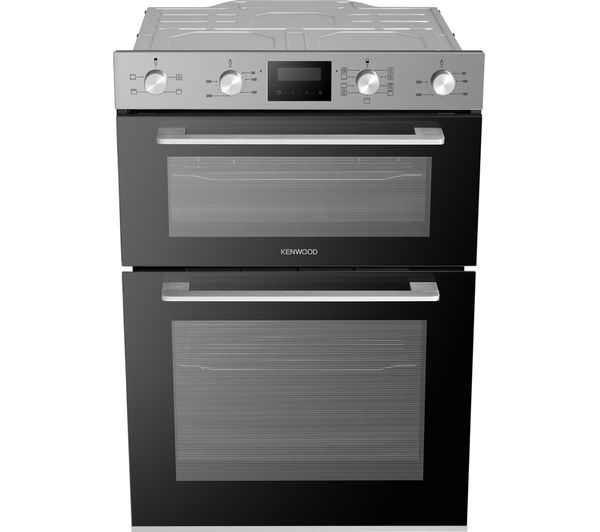 KENWOOD KBIDOX21 Electric Double Oven - Black & Stainless Steel