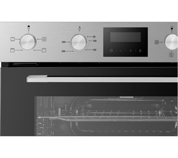 KENWOOD KBUDOX21 Electric Built-under Double Oven - Black & Stainless Steel
