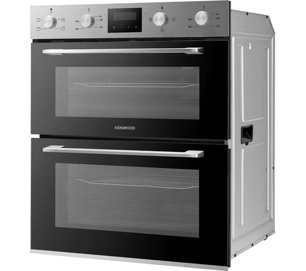 KENWOOD KBUDOX21 Electric Built-under Double Oven - Black & Stainless Steel