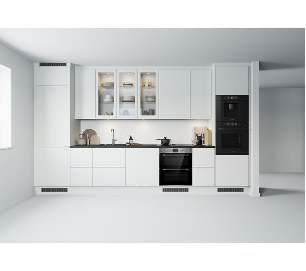 KENWOOD KBUDOX21 Electric Built-under Double Oven - Black & Stainless Steel