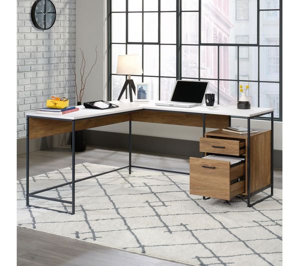 TEKNIK Moderna L-Shaped Desk - Mango