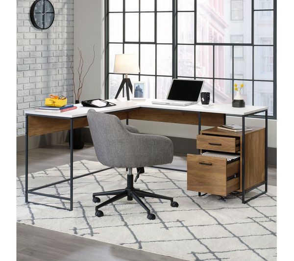 TEKNIK Moderna L-Shaped Desk - Mango
