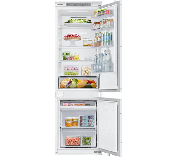 SAMSUNG SpaceMax BRB26705FWW EU Integrated 70 30 Fridge Freezer - Sliding Hinge