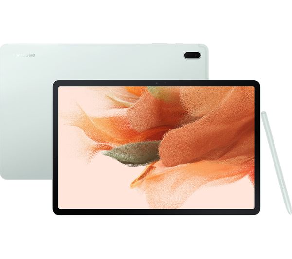SAMSUNG Galaxy Tab S7 FE 12.4" 5G Tablet - 64 GB Mystic Green