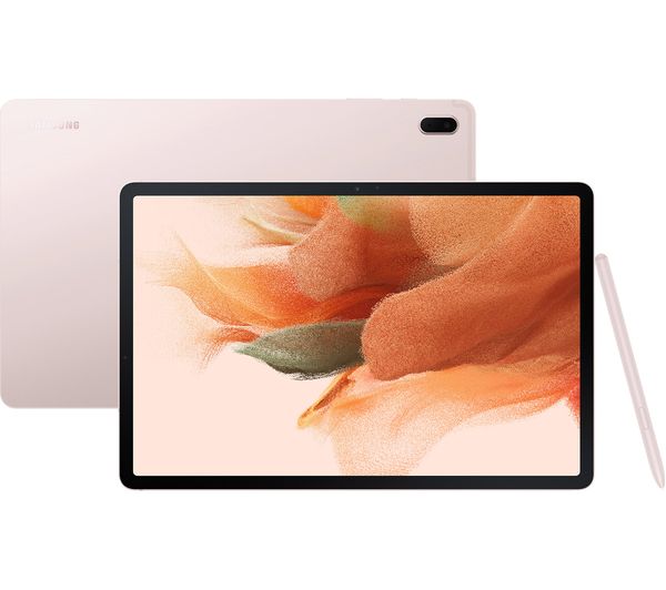 SAMSUNG Galaxy Tab S7 FE 12.4" 5G Tablet - 64 GB Mystic Pink