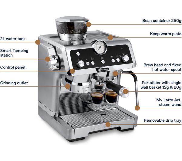 DELONGHI La Specialista Prestigio EC9355.M Bean to Cup Coffee Machine – Silver
