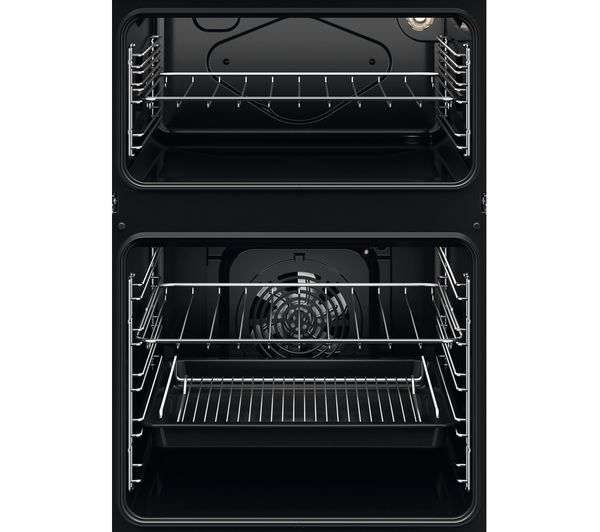 ZANUSSI FanCook ZKHNL3X1 Electric Double Oven - Stainless Steel