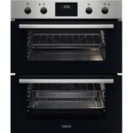 ZANUSSI FanCook ZPHNL3X1 Electric Built-under Double Oven - Stainless Steel