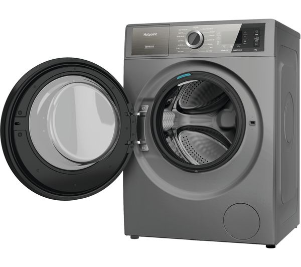 HOTPOINT Gentlepower H8 W946SB 9 kg 1400 Spin Washing Machine - Silver