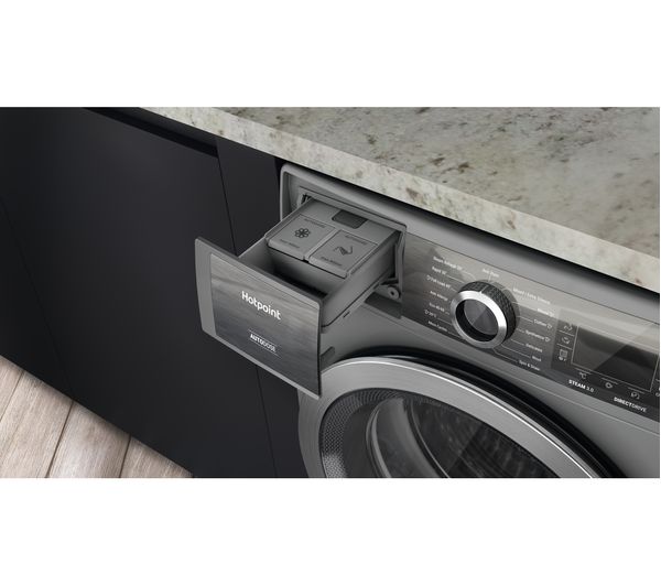 HOTPOINT Gentlepower H8 W946SB 9 kg 1400 Spin Washing Machine - Silver