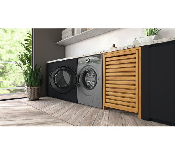 HOTPOINT Gentlepower H8 W946SB 9 kg 1400 Spin Washing Machine - Silver