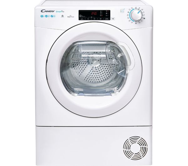 CANDY Smart Pro CSOE H9A2TE WiFi-enabled 9 kg Heat Pump Tumble Dryer - White