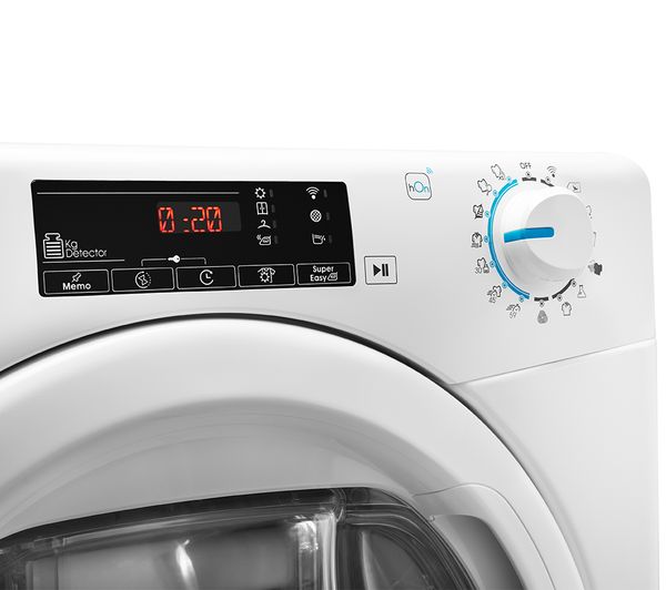 CANDY Smart Pro CSOE H9A2TE WiFi-enabled 9 kg Heat Pump Tumble Dryer - White