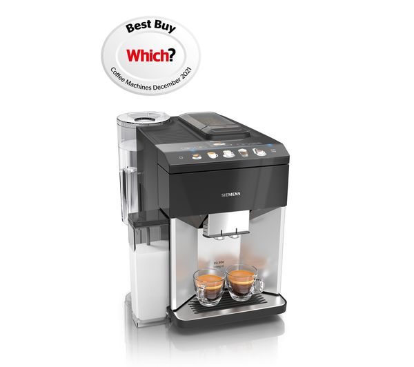 SIEMENS EQ.500 TQ503GB1 Bean to Cup Coffee Machine - Silver