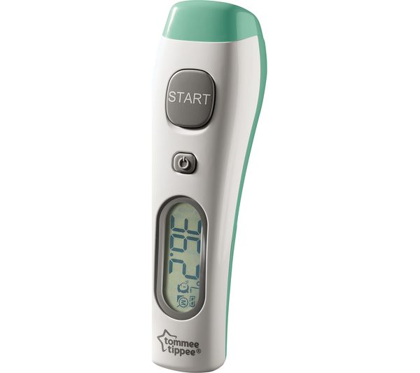 TOMMEE TIPPEE No Touch Digital Thermometer - White & Green