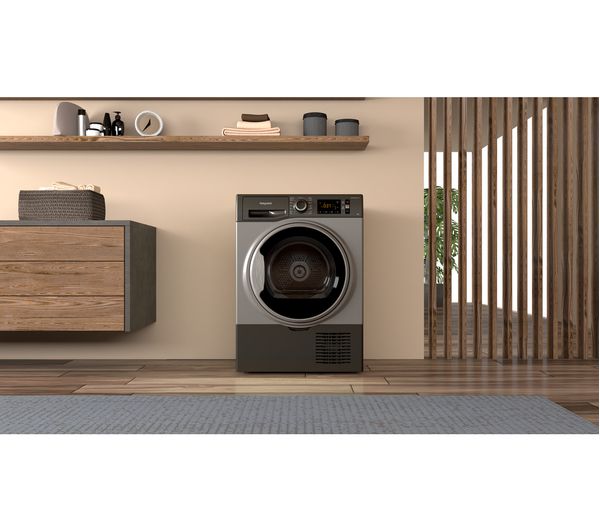 HOTPOINT H3 D91GS UK 9 kg Condenser Tumble Dryer - Graphite