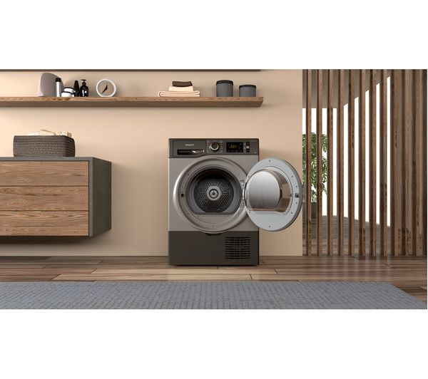 HOTPOINT H3 D91GS UK 9 kg Condenser Tumble Dryer - Graphite
