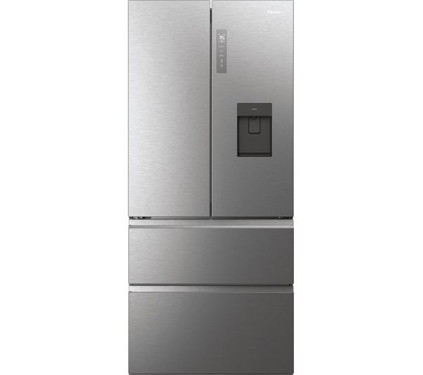 HAIER HFW7819EWMP Smart Fridge Freezer - Platinum Inox
