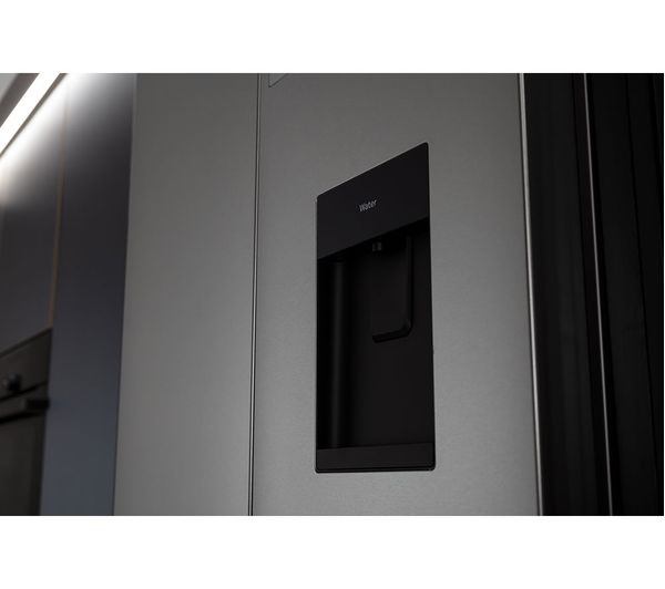 HAIER HFW7819EWMP Smart Fridge Freezer - Platinum Inox