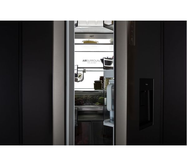 HAIER HFW7819EWMP Smart Fridge Freezer - Platinum Inox