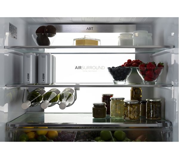 HAIER HFW7819EWMP Smart Fridge Freezer - Platinum Inox