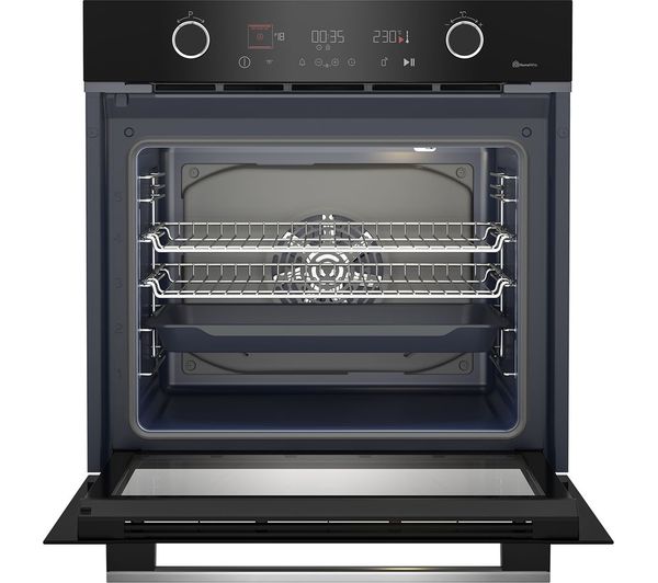 GRUNDIG GEBM12400BC Electric Smart Oven - Black & Stainless Steel