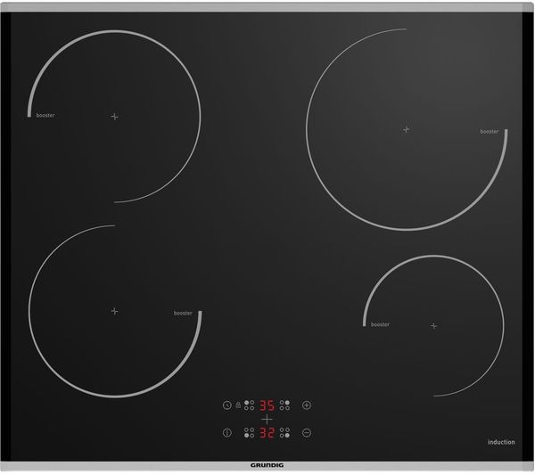 GRUNDIG GIEI623410MX 58 cm Electric Induction Hob - Black