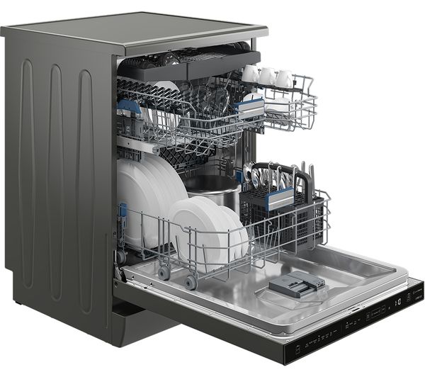 BEKO Pro Fast45 BDEN38640FG Full-size Dishwasher - Graphite