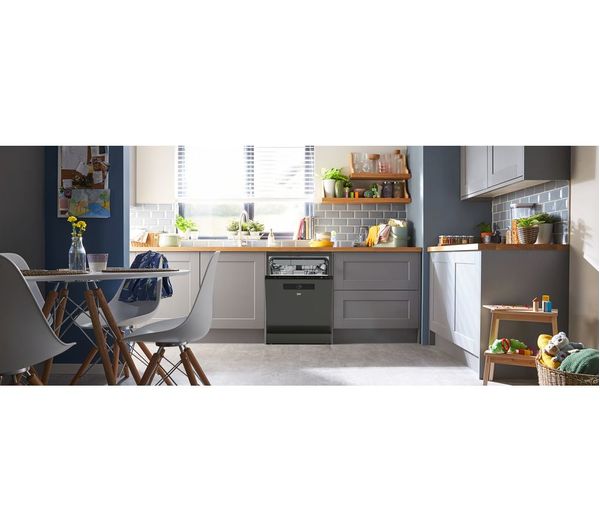 BEKO Pro Fast45 BDEN38640FG Full-size Dishwasher - Graphite