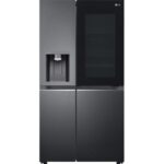 LG InstaView GSXV91MCAE American-Style Smart Fridge Freezer - Matte Black