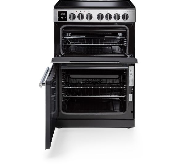 RANGEMASTER Professional+ PROPL60EiSS C 60 cm Electric Induction Range Cooker - Stainless Steel & Chrome