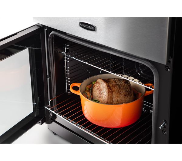 RANGEMASTER Professional+ PROPL60EiSS C 60 cm Electric Induction Range Cooker - Stainless Steel & Chrome