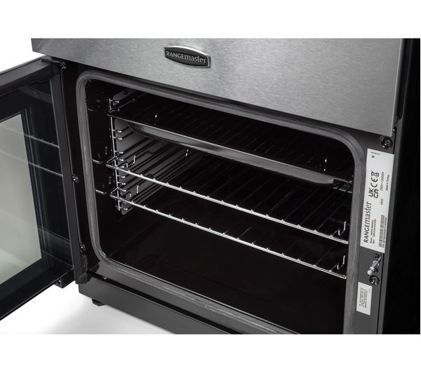RANGEMASTER Professional+ PROPL60EiSS C 60 cm Electric Induction Range Cooker - Stainless Steel & Chrome