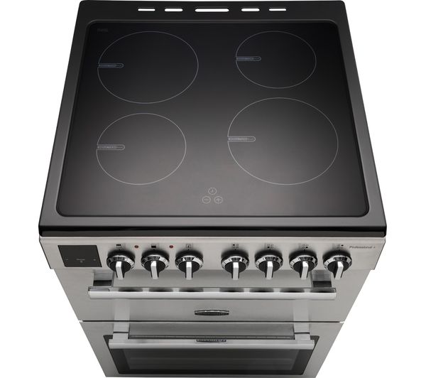 RANGEMASTER Professional+ PROPL60EiSS C 60 cm Electric Induction Range Cooker - Stainless Steel & Chrome