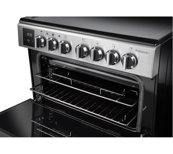RANGEMASTER Professional+ PROPL60EiSS C 60 cm Electric Induction Range Cooker - Stainless Steel & Chrome